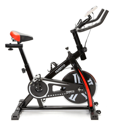 Bicicleta fija Femmto SPIN1000 para spinning color negro