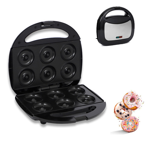 Mini Máquina Para Hacer Donuts, 6 Agujeros, 110 V