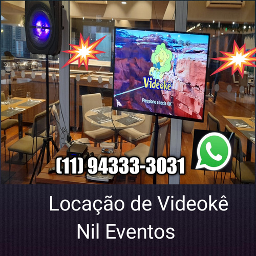 Locação De Videokê & Karaokê Para Festas Em Geral