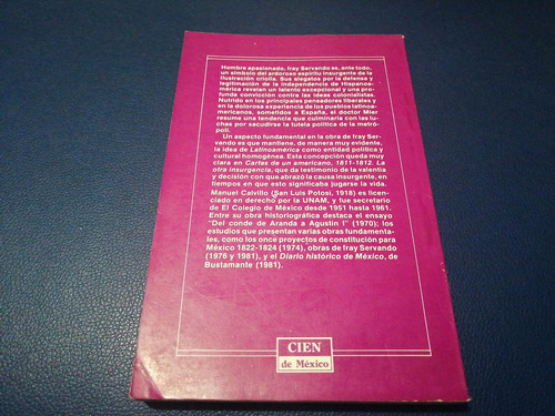 Cartas De Un Americano 1811 1812 Xervando Teresa De Mier (Usado)