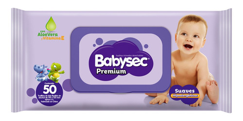 Toallas Húmedas Babysec Premium 50 Unid.