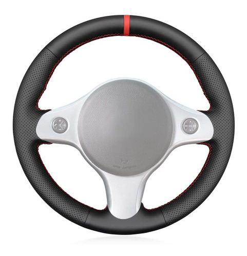 Mewant Funda Piel Sintetica Cosida Mano Para Volante Alfa