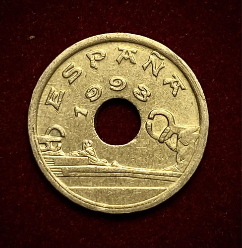 Moneda 25 Pesetas España 1993 País Vasco Km 920 (Usado)