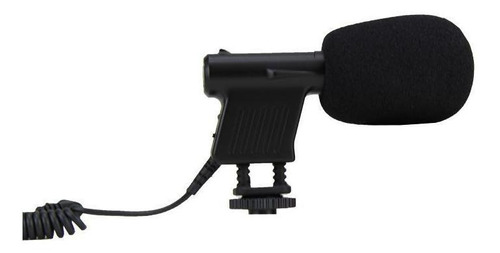 Microfone Shotgun Boya Unidirecional By-vm01 Para Dslr