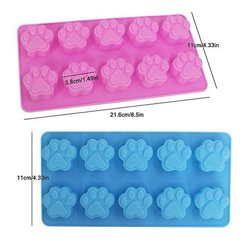 Dakuan Molde De Silicona Para Huellas De Huellas De Alimento