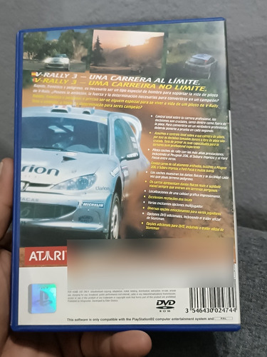 Videojuego Ps2 Playstation 2 Original V Rally 3 Región Pal (Usado)