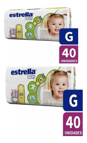 2 Pack Pañales Estrella Baby Hiperpack Todos Los Talles