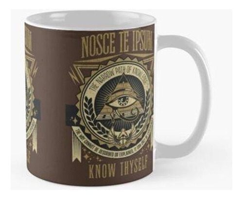 Taza Nosce Te Ipsum - Conócete A Ti Mismo Ojo De Horus Calid