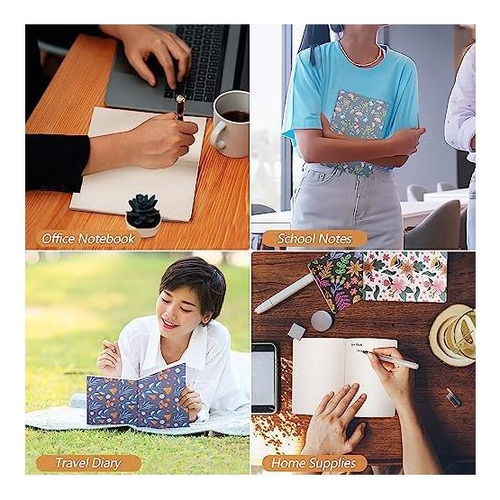 Paquete De Revistas Para Escribir A5 Notebook Bulk Set, 12 Y