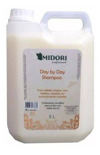 Shampoo Day By Day Midori Profissional Galao 5 Litros