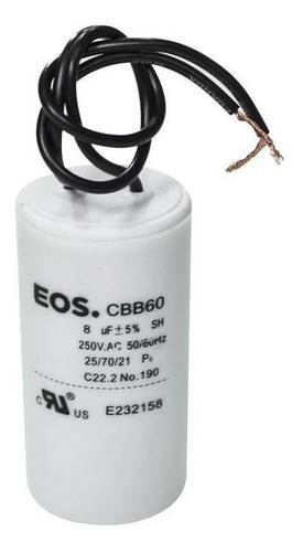 Capacitor 8 Mfd 250vac