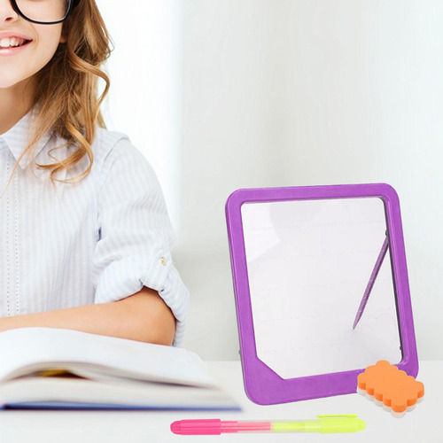 Tablero De Escritura Portátil Ciencia De Escritura Violeta