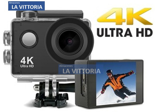 Imagen 4 de 4 de Camara Deportiva Ultra Hd 4k Con Wifi Y Pantalla A Domicilio
