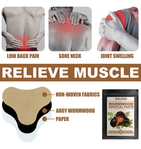 Parche De Ajenjo For Aliviar El Dolor Cervical, Parche De
