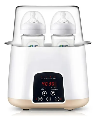 Esterilizador Aquecedor De Mamadeira Leite Bebê Automático Branco 127v