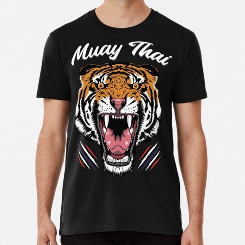 Remera Tigre De Kickboxing De Los Hombres Tailandeses De Mua