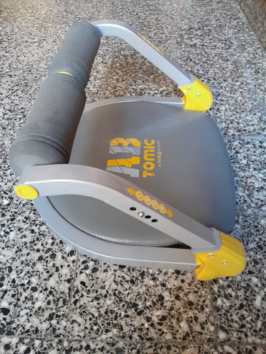 Ab Tomic - Ejercitador Abdominal Llame Ya Gris Y Amarillo (Usado)