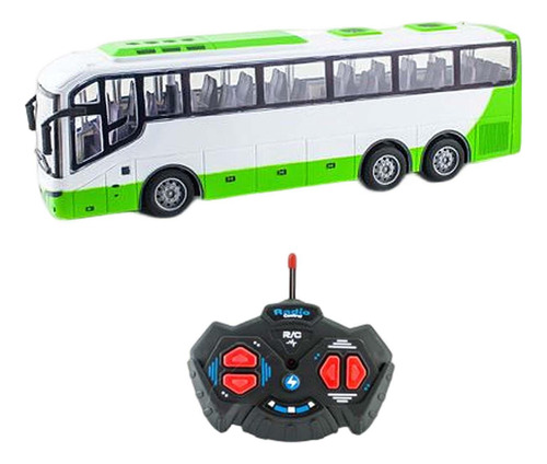 1/30 Rc School Bus Model Toys Vehículos Y Luces Led Para