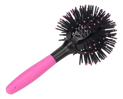3d Bomb Curl Hair Brush, Peine De Pelo De Bola Redonda De