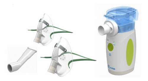Imagen 2 de 2 de Nebulizador inalámbrico mesh Silfab NB810 blanco 220V