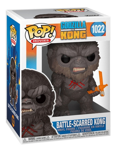 Funko Pop Godzilla Vs Kong Battle Worn Kong