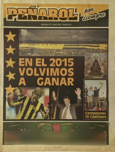 Peñarol Por Siempre, Nº 4 Abril 2015 Diario Fútbol 16 P. Cr8