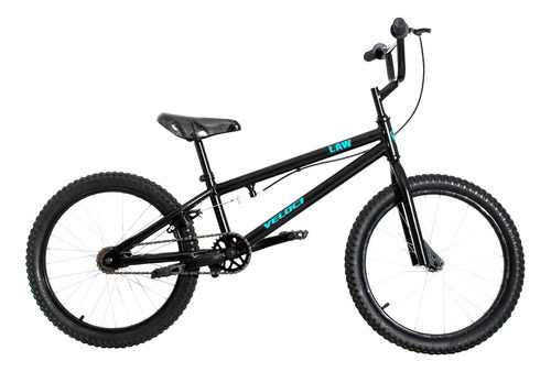 Bicicleta Veloci Law Black R20 Negro Bmx