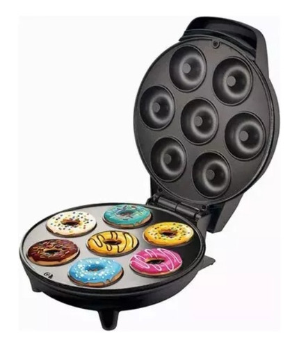 Maquina Mini Donas Antiadherente 7 Donuts Pequeña