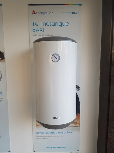 Termotanque Eléctrico Baxi 80 Litros Ahorro En Consumo