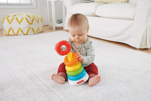 Fisher-price Pila De Aritos Y Donitas Juguete Didactico6-36m