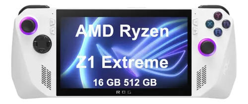 Console Asus Rog Ally 16gb 512gb 120hz 1080p Branca