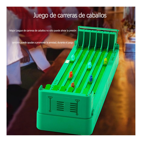 Juego De Carreras De Caballos Electrico Portatil 6 Caballos