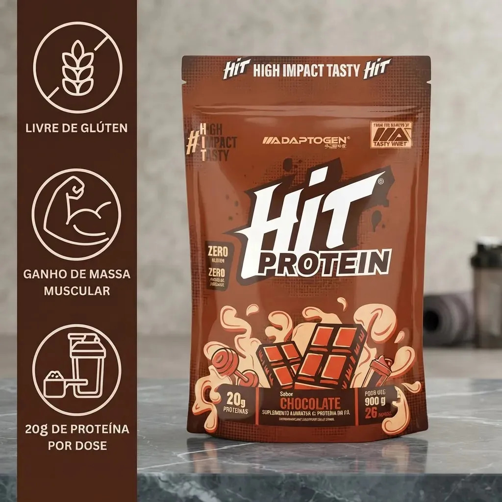 Whey Protein Adaptogen Hit Chocolate proteína