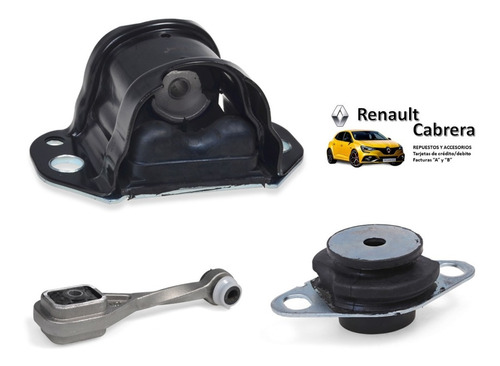 Imagen 1 de 5 de Kit Soportes De Motor Clio 2 / Clio Mio Motor 1.2 (d4f)