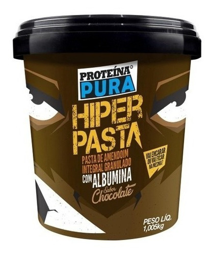 Proteina Pura Pasta De Amendoim 1kg Sabor Chocolate