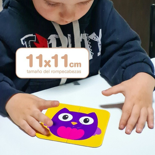 Imagen 4 de 9 de Rompecabeza Puzzle. Descubriendo Animales Didactico Infantil