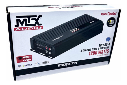 Amplificador Mini 4 Canales 1000 Rms Mtx Terminator Tnl600-4
