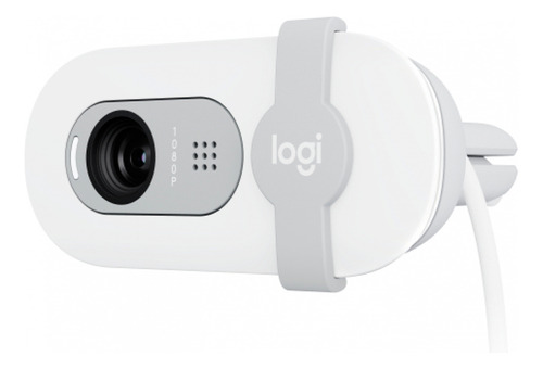 Logitech Webcam Brio 100, 2m 1920x1080 Pixeles Usb-a Blanco