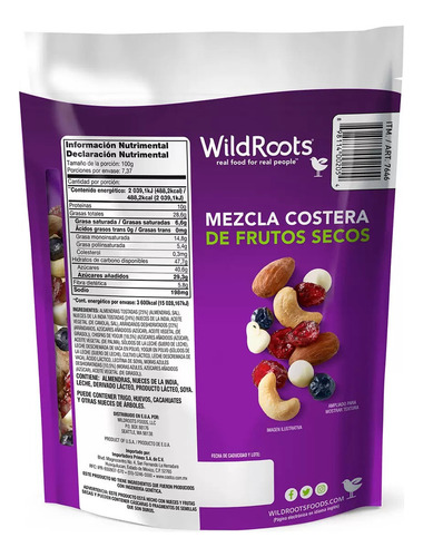 Mezcla De Frutos Secos 737 G