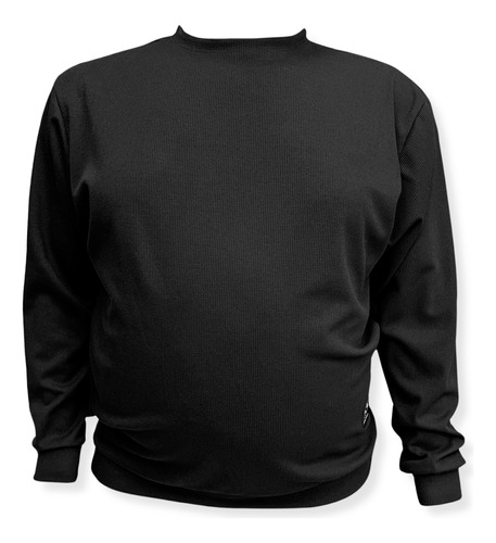 Buzo Talle Especial Grande Waffle Panal Sweater Hombre