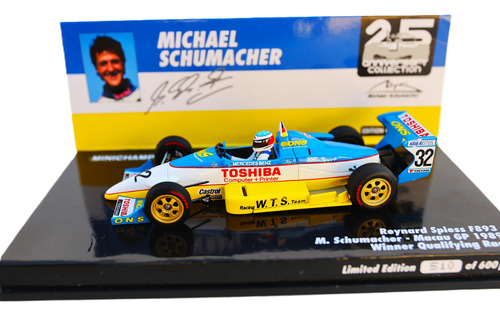 Reynard Spiess-f893-gp Macau-1989-micheal Schumacher-1/43