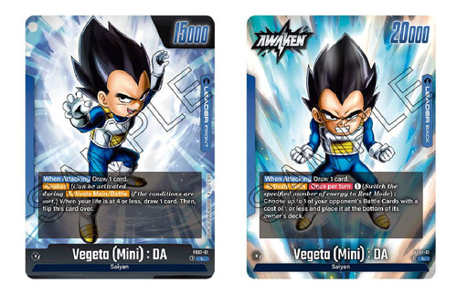 Starter Deck Dbs Fusion World: Fs07 Vegeta (mini)