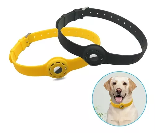 Collar Silicona Suave Para Airtag Mascotas Perro