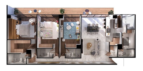 Imagen 2 de 9 de Departamento En Venta En Sierra Vista Con Cuarto De Servici