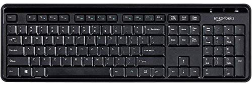 Amazon Basics 2.4ghz Teclado Inalámbrico Silencioso Y Compac