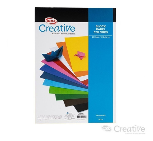 Block De Papeles A4 En 12 Colores