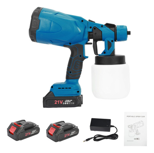 Pulverizador Pintura Inalambrico Mini 600 W 3 Patron Mano 2