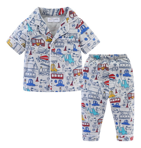 Conjunto De Pijama Para El Hogar Para Niños De Mud Kingdom,