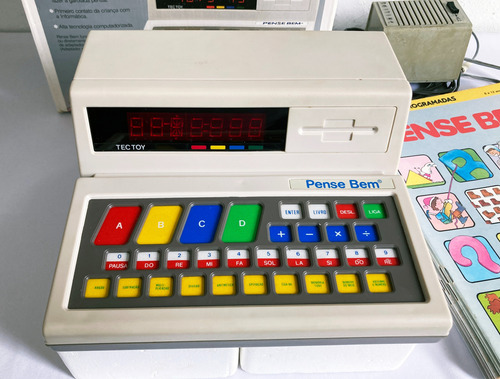 Tectoy Pense Bem Com Caixa, Livros E Fonte (leia) (Usado)