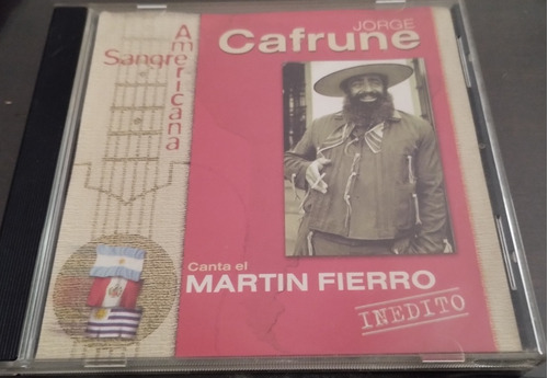 Jorge Cafrune Cd Inedito Canta El Martinfierro